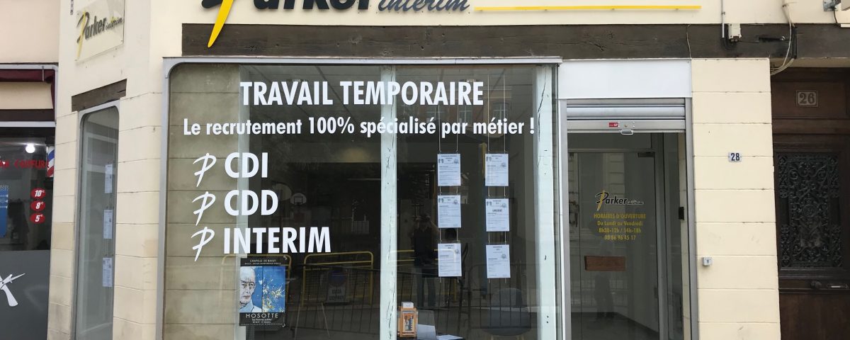 enseigne agence d'interim à sens 89100